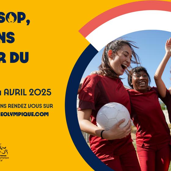 Avec la SOP, cultivons le plaisir du sport. Du 31 mars au 4 avril 2025. 