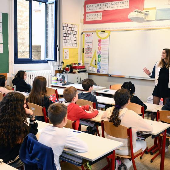 Manon Apithy-Brunet en classe