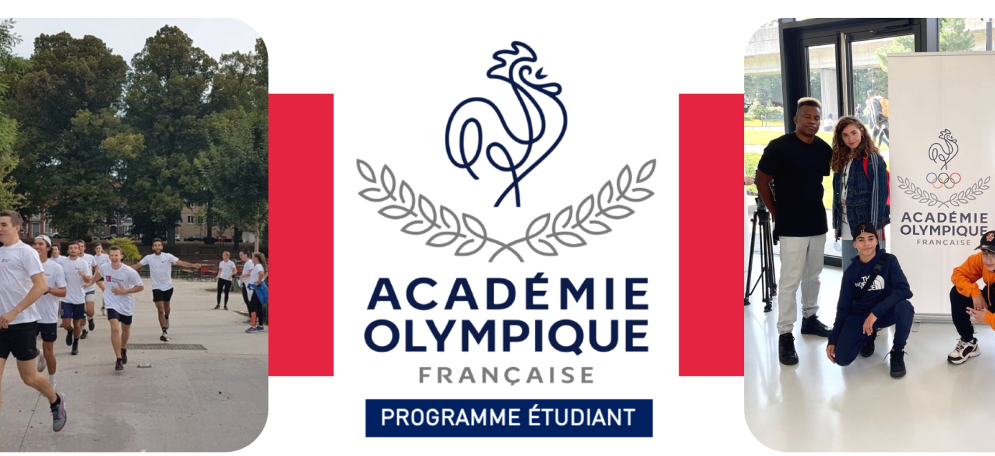 Logo et photos du programme olympique et paralympique étudiant