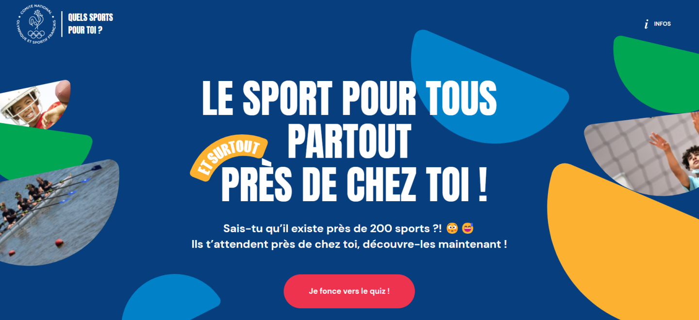 Le sport pour tous, partout, près de chez toi !