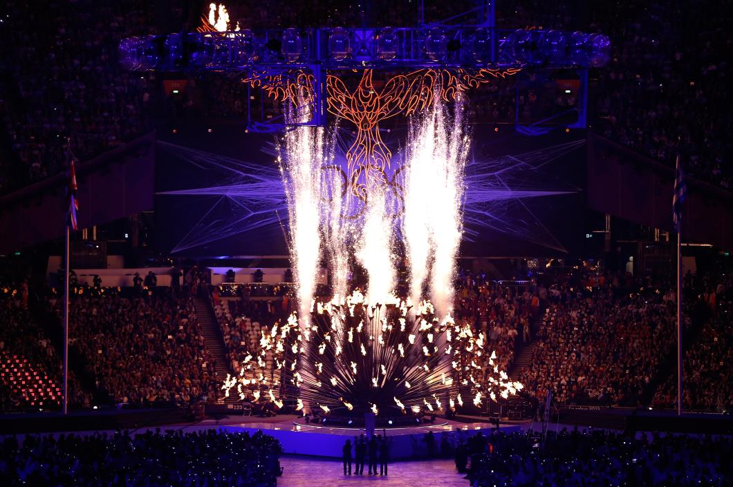 Flamme olympique cérémonie