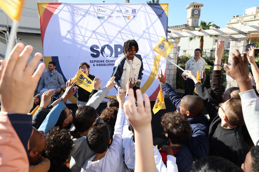 Arnaud Assoumani lors du lancement de la SOP 2025 à Nice 