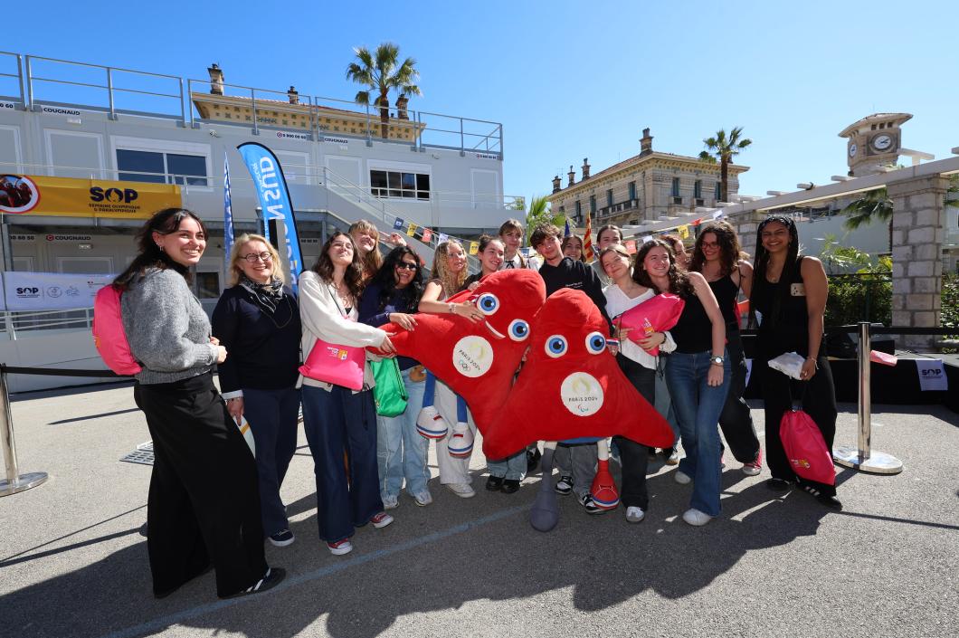 Lancement de la SOP à Nice - Phryges
