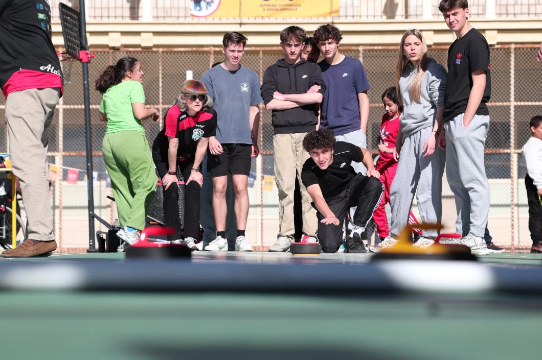 Lancement de la SOP à Nice - Curling