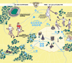 Carte des Jeux de Paris 1924